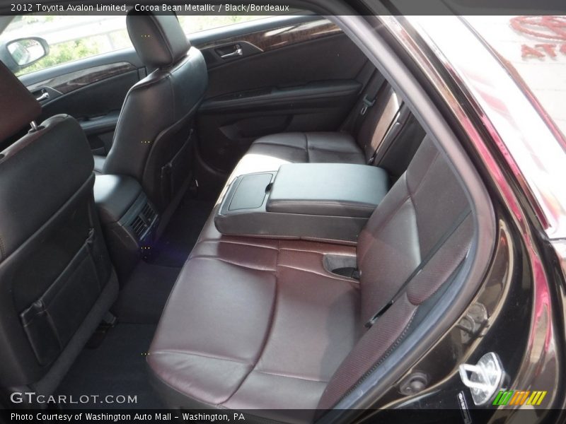 Cocoa Bean Metallic / Black/Bordeaux 2012 Toyota Avalon Limited