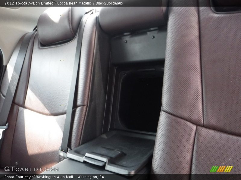 Cocoa Bean Metallic / Black/Bordeaux 2012 Toyota Avalon Limited