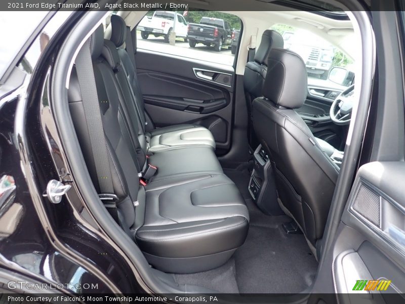 Rear Seat of 2021 Edge Titanium AWD