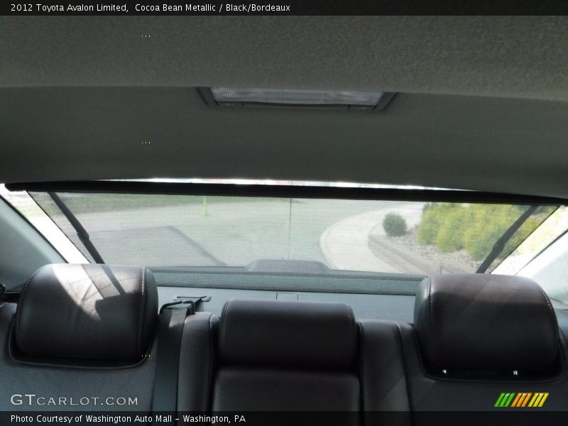 Cocoa Bean Metallic / Black/Bordeaux 2012 Toyota Avalon Limited