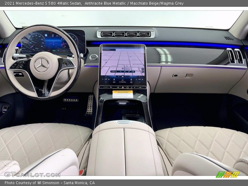 Dashboard of 2021 S 580 4Matic Sedan