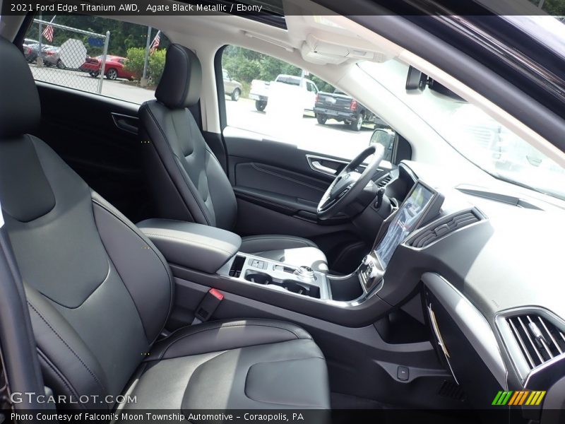 Front Seat of 2021 Edge Titanium AWD