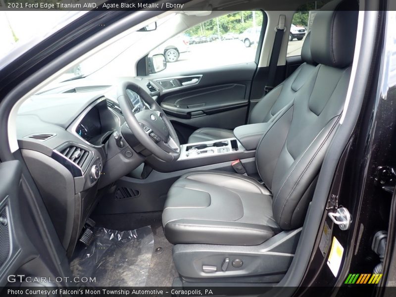 Front Seat of 2021 Edge Titanium AWD