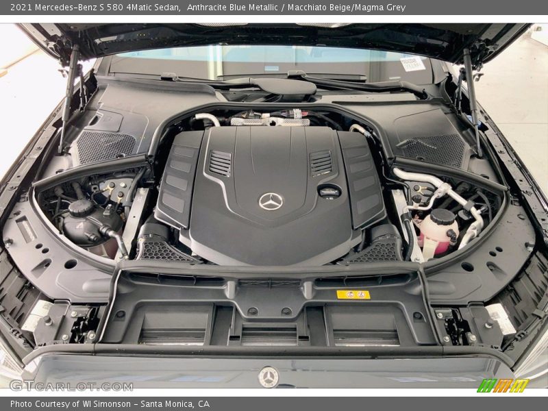  2021 S 580 4Matic Sedan Engine - 4.0 Liter DI biturbo DOHC 32-Valve VVT V8