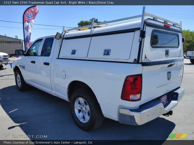 Bright White / Black/Diesel Gray 2015 Ram 1500 Tradesman Quad Cab 4x4