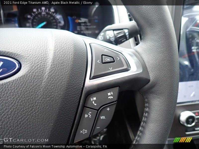  2021 Edge Titanium AWD Steering Wheel