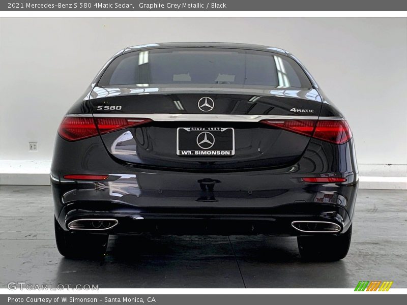 Graphite Grey Metallic / Black 2021 Mercedes-Benz S 580 4Matic Sedan