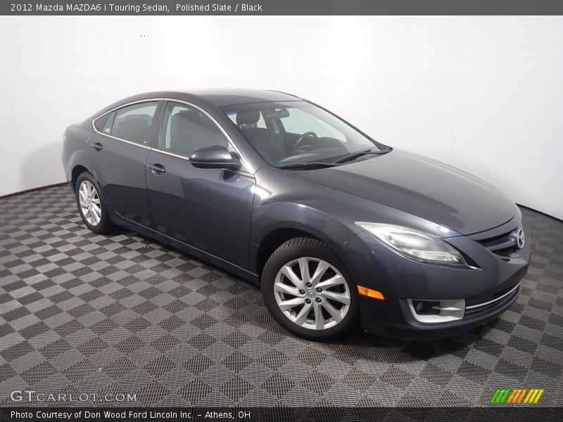 Polished Slate / Black 2012 Mazda MAZDA6 i Touring Sedan