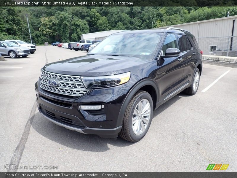 Front 3/4 View of 2021 Explorer Hybrid Limited 4WD