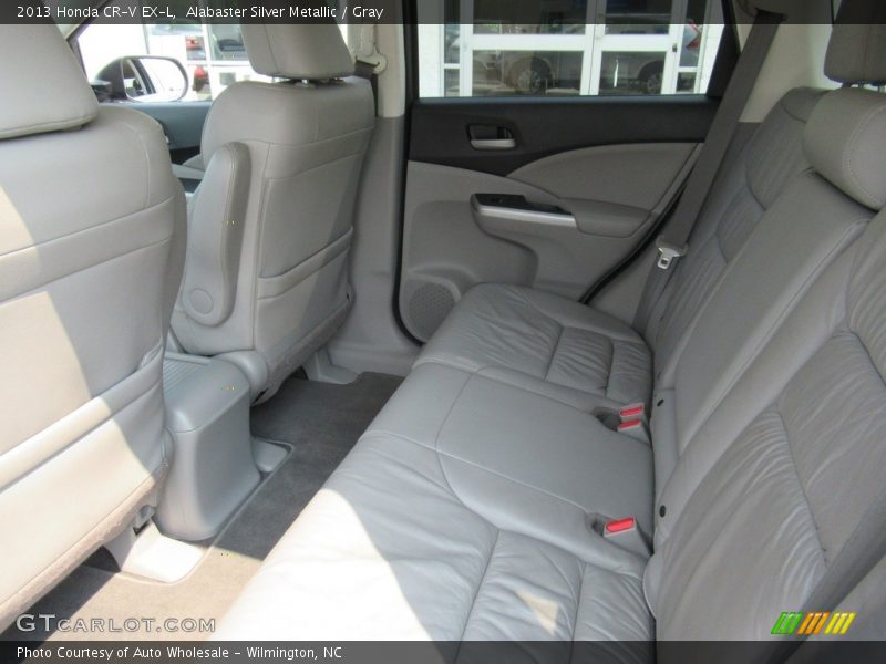 Alabaster Silver Metallic / Gray 2013 Honda CR-V EX-L