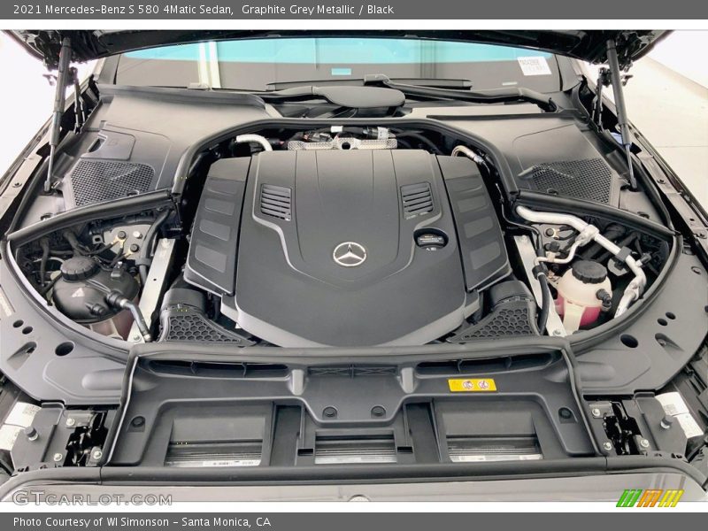  2021 S 580 4Matic Sedan Engine - 4.0 Liter DI biturbo DOHC 32-Valve VVT V8