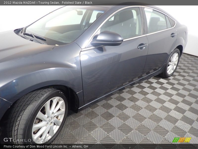 Polished Slate / Black 2012 Mazda MAZDA6 i Touring Sedan