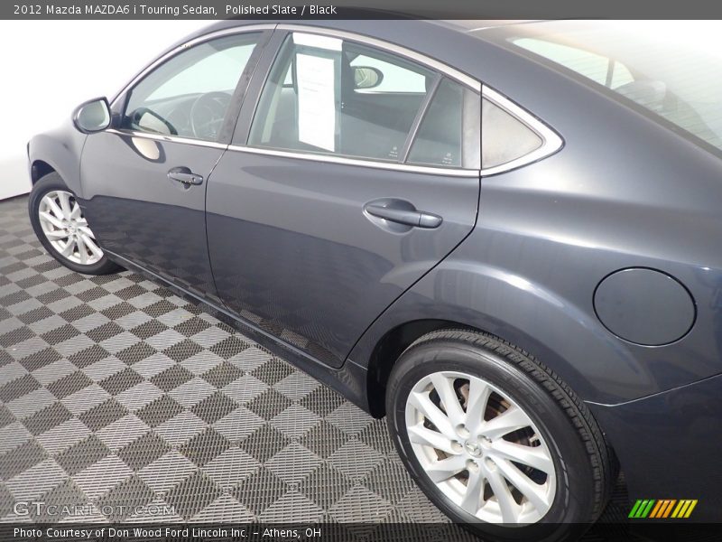 Polished Slate / Black 2012 Mazda MAZDA6 i Touring Sedan