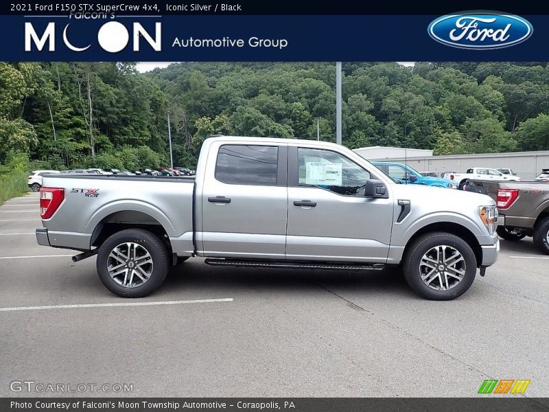 Iconic Silver / Black 2021 Ford F150 STX SuperCrew 4x4