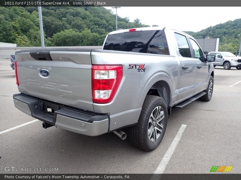 Iconic Silver / Black 2021 Ford F150 STX SuperCrew 4x4