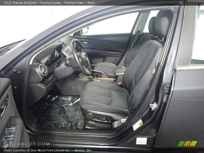 Polished Slate / Black 2012 Mazda MAZDA6 i Touring Sedan
