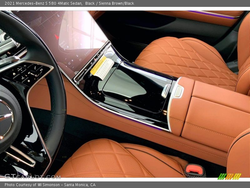Black / Sienna Brown/Black 2021 Mercedes-Benz S 580 4Matic Sedan