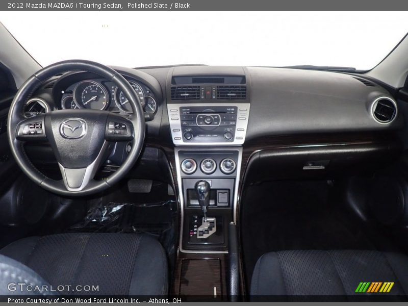 Polished Slate / Black 2012 Mazda MAZDA6 i Touring Sedan