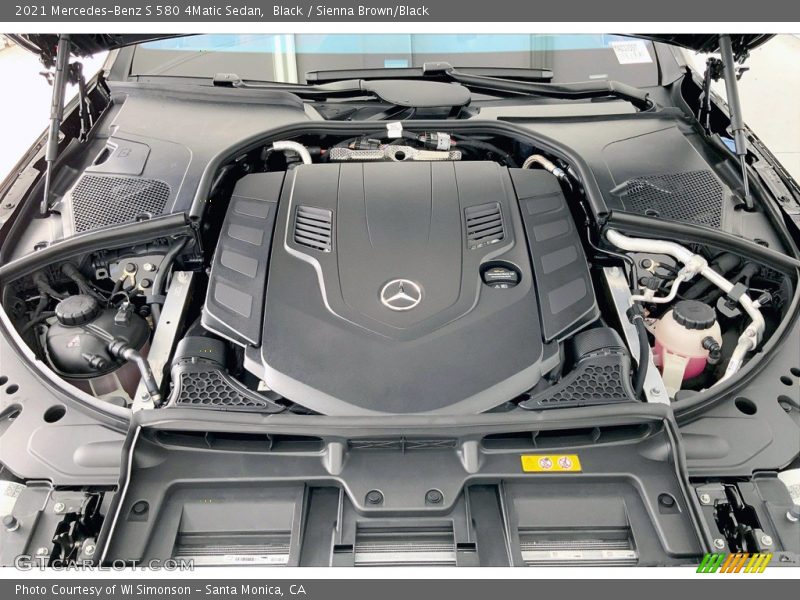  2021 S 580 4Matic Sedan Engine - 4.0 Liter DI biturbo DOHC 32-Valve VVT V8