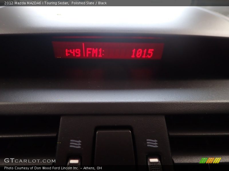 Polished Slate / Black 2012 Mazda MAZDA6 i Touring Sedan