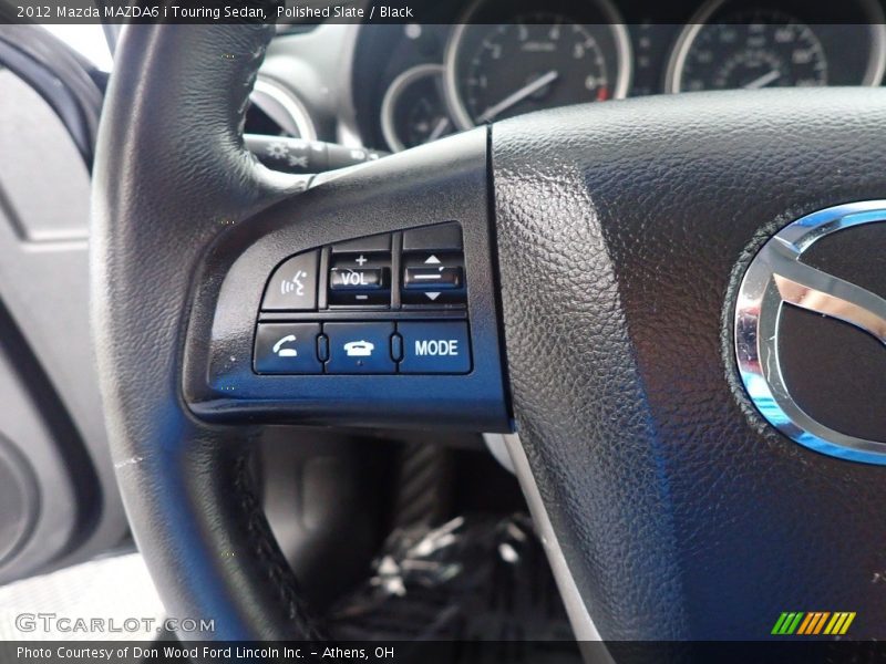 Polished Slate / Black 2012 Mazda MAZDA6 i Touring Sedan