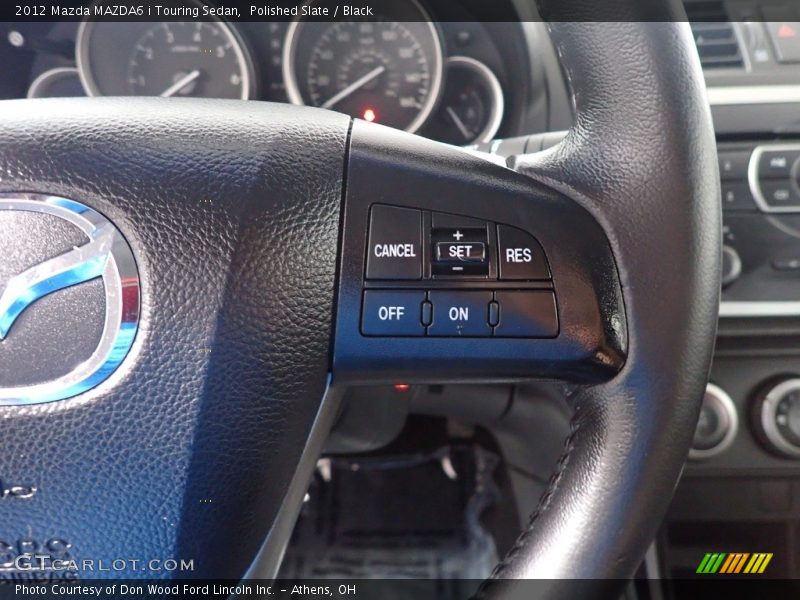 Polished Slate / Black 2012 Mazda MAZDA6 i Touring Sedan