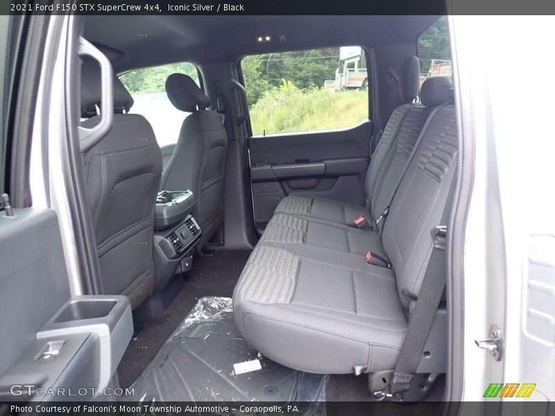 Rear Seat of 2021 F150 STX SuperCrew 4x4
