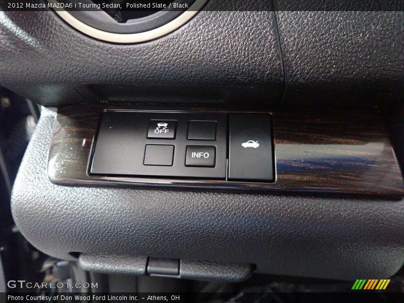 Polished Slate / Black 2012 Mazda MAZDA6 i Touring Sedan