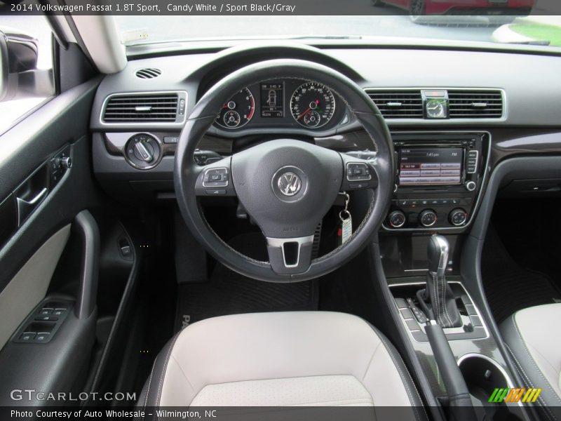  2014 Passat 1.8T Sport Sport Black/Gray Interior