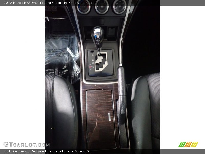 Polished Slate / Black 2012 Mazda MAZDA6 i Touring Sedan
