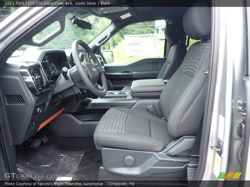  2021 F150 STX SuperCrew 4x4 Black Interior