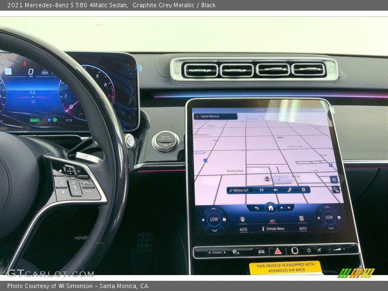 Graphite Grey Metallic / Black 2021 Mercedes-Benz S 580 4Matic Sedan