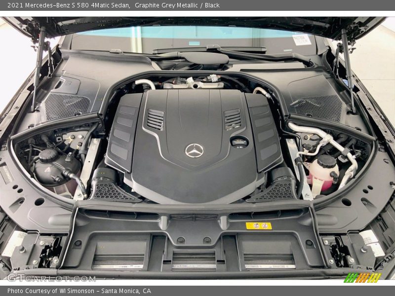 Graphite Grey Metallic / Black 2021 Mercedes-Benz S 580 4Matic Sedan