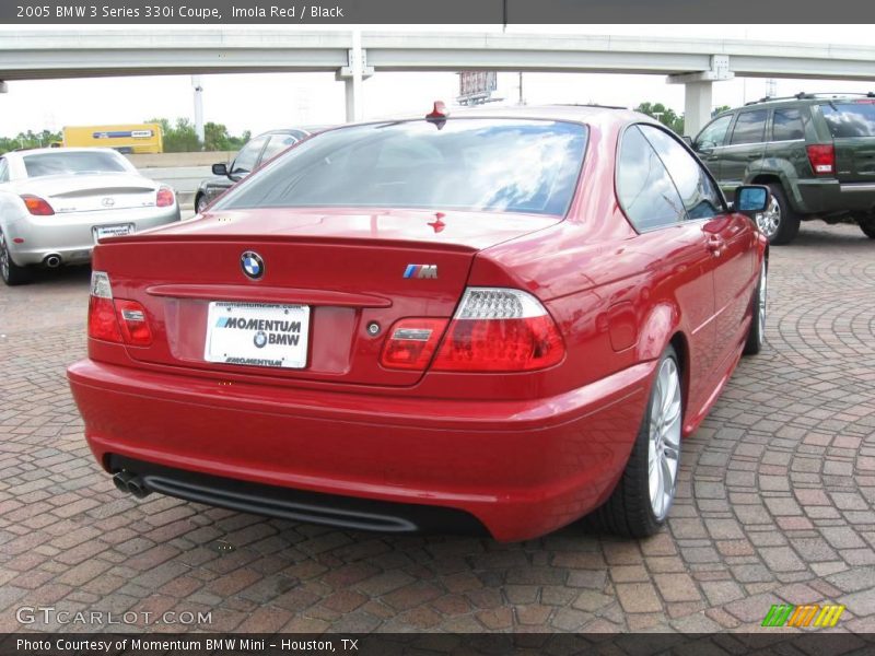 Imola Red / Black 2005 BMW 3 Series 330i Coupe