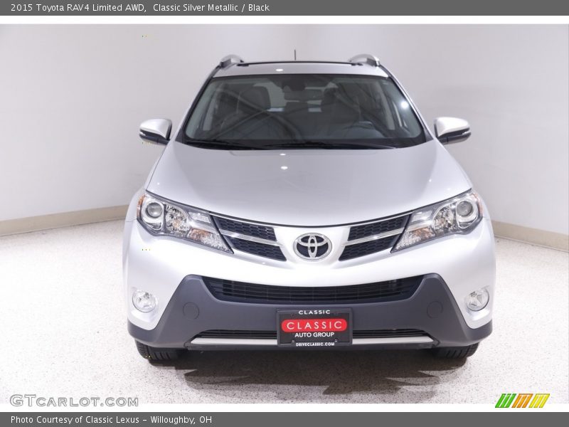 Classic Silver Metallic / Black 2015 Toyota RAV4 Limited AWD