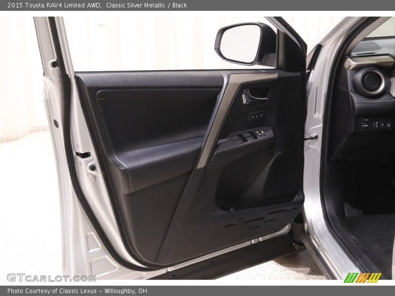 Classic Silver Metallic / Black 2015 Toyota RAV4 Limited AWD