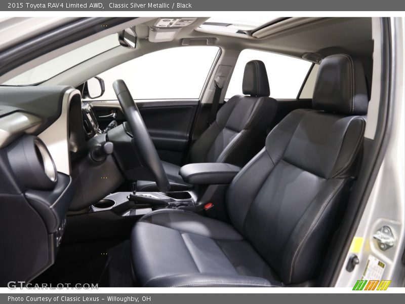 Classic Silver Metallic / Black 2015 Toyota RAV4 Limited AWD
