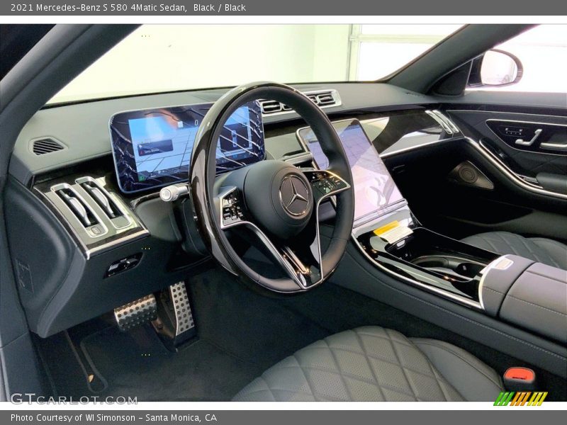 Black / Black 2021 Mercedes-Benz S 580 4Matic Sedan