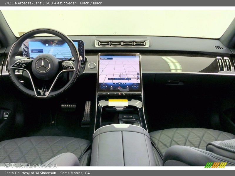 Black / Black 2021 Mercedes-Benz S 580 4Matic Sedan