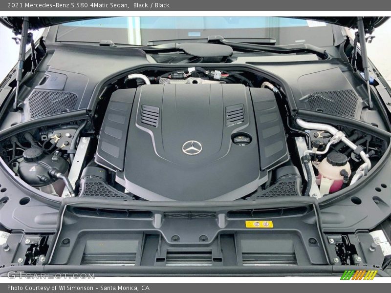 Black / Black 2021 Mercedes-Benz S 580 4Matic Sedan