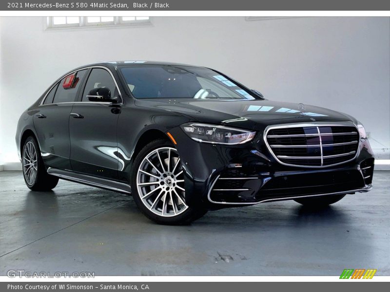 Black / Black 2021 Mercedes-Benz S 580 4Matic Sedan