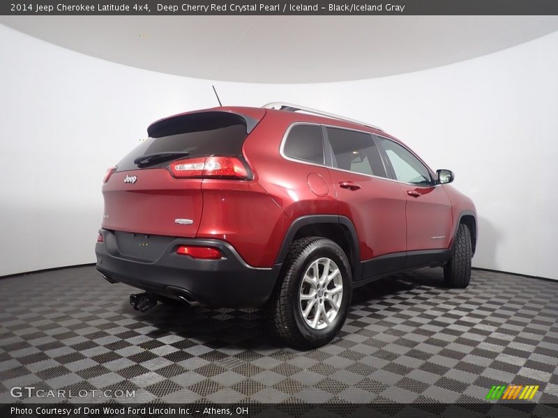 Deep Cherry Red Crystal Pearl / Iceland - Black/Iceland Gray 2014 Jeep Cherokee Latitude 4x4