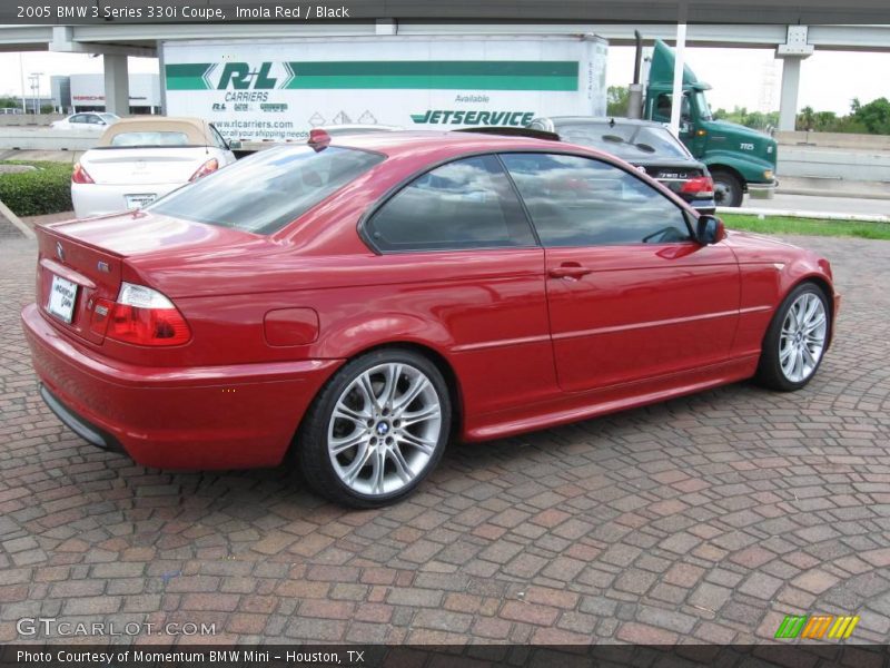 Imola Red / Black 2005 BMW 3 Series 330i Coupe