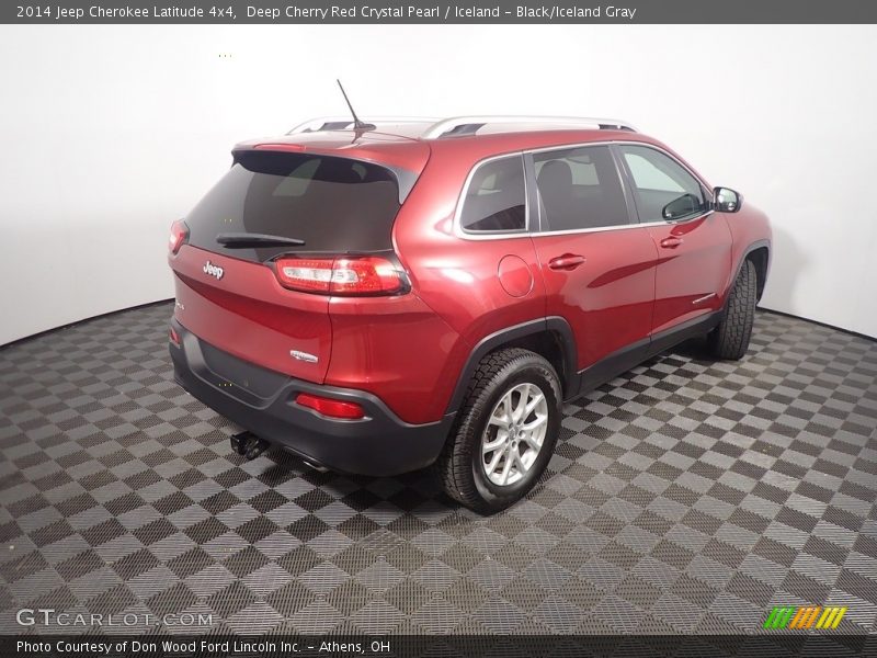 Deep Cherry Red Crystal Pearl / Iceland - Black/Iceland Gray 2014 Jeep Cherokee Latitude 4x4