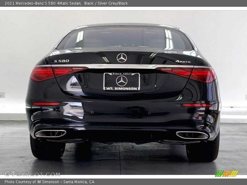 Black / Silver Grey/Black 2021 Mercedes-Benz S 580 4Matic Sedan