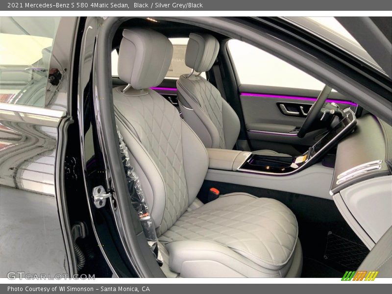 Black / Silver Grey/Black 2021 Mercedes-Benz S 580 4Matic Sedan