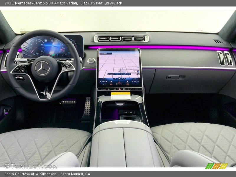 Black / Silver Grey/Black 2021 Mercedes-Benz S 580 4Matic Sedan