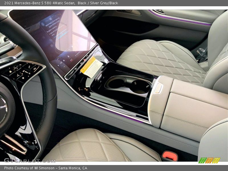 Black / Silver Grey/Black 2021 Mercedes-Benz S 580 4Matic Sedan