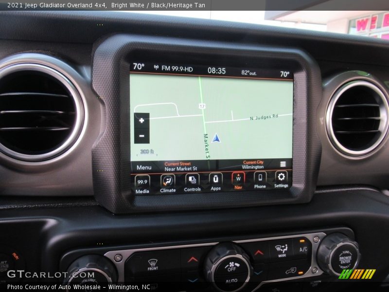 Bright White / Black/Heritage Tan 2021 Jeep Gladiator Overland 4x4