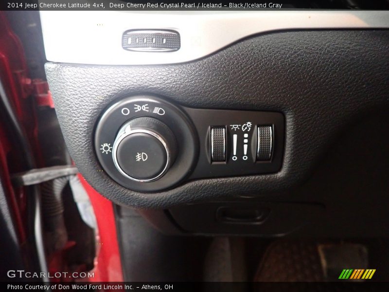 Deep Cherry Red Crystal Pearl / Iceland - Black/Iceland Gray 2014 Jeep Cherokee Latitude 4x4